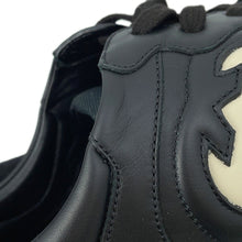 将图像加载到图库查看器中，GUCCI Lighton Sneakers Black757857 CowhideLeather Size 9 1/2(Approximately11.2")
