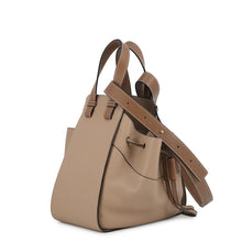 Load image into Gallery viewer, LOEWE Hammock DrawstringBag Beige/Brown314.12BZ95 Calf Leather Size Mini
