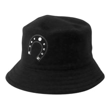 Load image into Gallery viewer, HERMES Harper Lucky hat Size 59 BlackH252008N 0257 Cashmere100%
