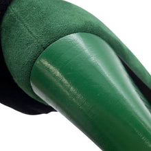 Load image into Gallery viewer, HERMES Fatal 85 Pumps Green suede Size 38
