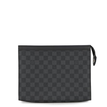 将图像加载到图库查看器中，LOUIS VUITTON Pochette Voyage NoirN41696 Damier Graphite Size MM
