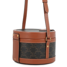 Load image into Gallery viewer, CELINE Triomphe Tambour Tan195192 PVC Leather Size Medium
