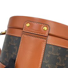 Load image into Gallery viewer, CELINE Triomphe Tambour Tan195192 PVC Leather Size Medium
