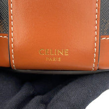 Load image into Gallery viewer, CELINE Triomphe Tambour Tan195192 PVC Leather Size Medium
