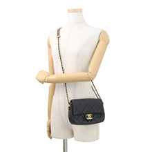Load image into Gallery viewer, CHANEL Mini Matelasse Pearl Chainshoulder Bag BlackAS2855 Lambskin
