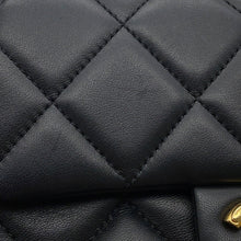 Load image into Gallery viewer, CHANEL Mini Matelasse Pearl Chainshoulder Bag BlackAS2855 Lambskin
