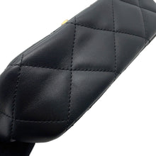 Load image into Gallery viewer, CHANEL Mini Matelasse Pearl Chainshoulder Bag BlackAS2855 Lambskin
