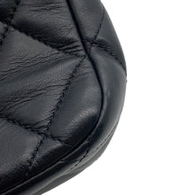 Load image into Gallery viewer, CHANEL Mini Matelasse Pearl Chainshoulder Bag BlackAS2855 Lambskin

