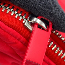 Load image into Gallery viewer, Dior ERL Collaboration Mirage Zip Pouch Shoulder Bag Red2ESBC119RAY Nylon Leather Canvas
