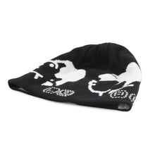 Load image into Gallery viewer, LOUIS VUITTON LV Fit Friendship Beanie Size S Black/White/BlueM5259A Cotton100%
