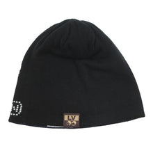 Load image into Gallery viewer, LOUIS VUITTON LV Fit Friendship Beanie Size S Black/White/BlueM5259A Cotton100%
