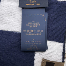 Load image into Gallery viewer, LOUIS VUITTON LV Fit Friendship Beanie Size S Black/White/BlueM5259A Cotton100%
