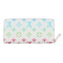 Load image into Gallery viewer, LOUIS VUITTON Zippy Wallet - Horizontal Gray/MulticolorM13908 Monogram Iridescent
