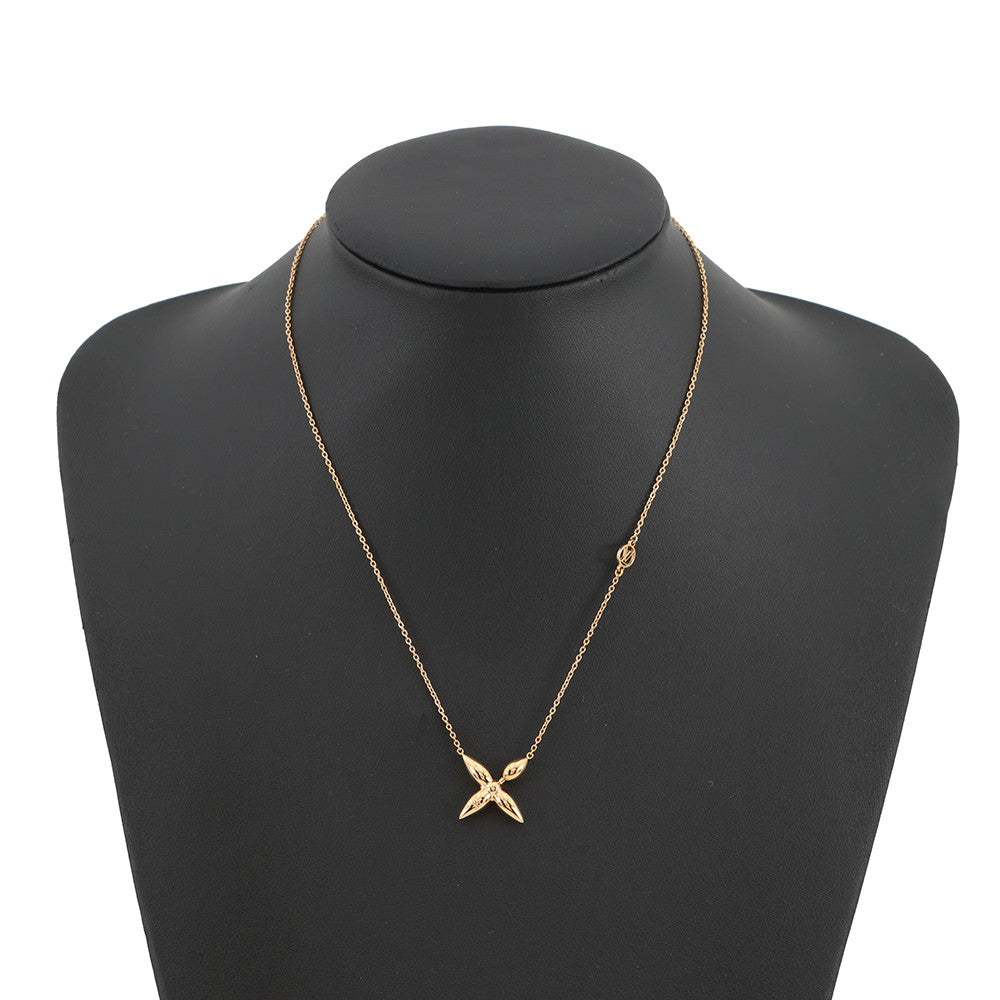 LOUIS VUITTON Collier Louisette GoldM00365 Gold Plated– GALLERY