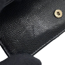 将图像加载到图库查看器中，CHANEL Matelasse Classic Zip Card Case BlackAP2570 Caviar Leather
