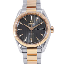 将图像加载到图库查看器中，OMEGA Seamaster Aqua Terra Annual Calendar W38.5mm Stainless Steel K18PG Black Dial231.20.39.22.06.001
