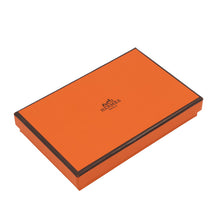 将图像加载到图库查看器中，HERMES Calvi Duo Black Chevre Myzore Goatskin
