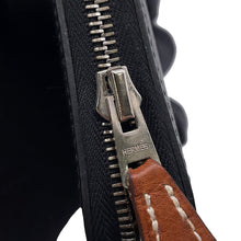 将图像加载到图库查看器中，HERMES Azap compact silk in Black Epsom
