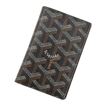 Load image into Gallery viewer, GOYARD Saint Pierre Card Holder BlackSTPIE2PMLTY01CL01P PVC/Leather
