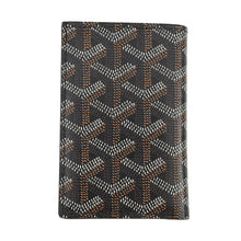 Load image into Gallery viewer, GOYARD Saint Pierre Card Holder BlackSTPIE2PMLTY01CL01P PVC/Leather
