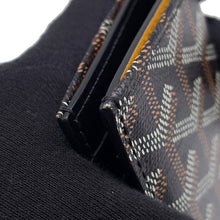 Load image into Gallery viewer, GOYARD Saint Pierre Card Holder BlackSTPIE2PMLTY01CL01P PVC/Leather

