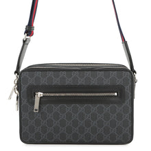 Load image into Gallery viewer, GUCCI GGBlack Shoulder Bag Black822072 FADJA GG Supreme Leather
