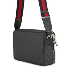Load image into Gallery viewer, GUCCI GGBlack Shoulder Bag Black822072 FADJA GG Supreme Leather
