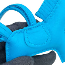 将图像加载到图库查看器中，HERMES Rodeo Blue Zanzibar Lambskin Size PM
