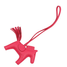 将图像加载到图库查看器中，HERMES Rodeo Rose mexico Lambskin Size PM
