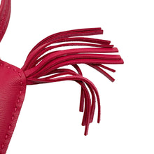 将图像加载到图库查看器中，HERMES Rodeo Rose mexico Lambskin Size PM

