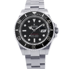 将图像加载到图库查看器中，ROLEX Sea-Dweller W43mm Stainless Steel Black Dial126600
