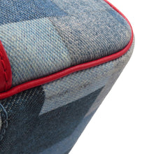 Load image into Gallery viewer, LOUIS VUITTON Speedy Bandouliere Blue/RedM45041 Monogram Denim Size 30
