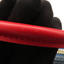 Load image into Gallery viewer, LOUIS VUITTON Speedy Bandouliere Blue/RedM45041 Monogram Denim Size 30
