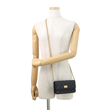 将图像加载到图库查看器中，CHANEL Matelasse 2.55 Chain Wallet BlackAP3169 Aged Calf Leather
