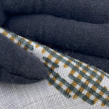 Load image into Gallery viewer, HERMES Losange Thor HERMES Scarf 2025Stainless Steel Gris Cine/Marron/GuimauveH434818T Cashmere70% Silk30%
