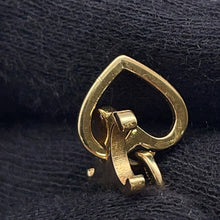 将图像加载到图库查看器中，CELINE Triomphe Necklace Gold Gold Plated
