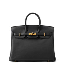 将图像加载到图库查看器中，HERMES Birkin Black Togo Leather Size 25

