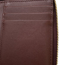 Load image into Gallery viewer, CHANEL CC Logo Round Zip Compact Wallet BrownAP4918 Grained Goatskin Leather
