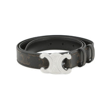 Load image into Gallery viewer, CELINE TriompheBelt 25MM Size 90 Black45AKA2ACO PVC Calf Leather
