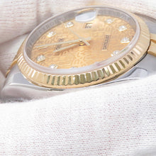 Load image into Gallery viewer, ROLEX Datejust W36mm Stainless Steel K18YG Champagne con Pewter Dial116233G
