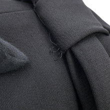 将图像加载到图库查看器中，Valentino Garavani Sleeveless long flared dress Size 38 BlackKB3VA6X61CF Wool 65% Silk35%
