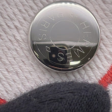 将图像加载到图库查看器中，HERMES Pouch "Bride a Black Animo Block" GraniteH104363M 03 Toile Chevron Size GM
