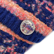 将图像加载到图库查看器中，CHANEL Tweed KnitJacket Size 38 Navy/Pink/MulticolorP72941 Cashmere65% Wool 31% Nylon4%
