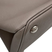 将图像加载到图库查看器中，PRADA Saffiano Leather Handbag GrayBN2823 Saffiano LeatherLeather
