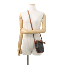将图像加载到图库查看器中，CELINE Drawstring Shoulder Bag Tan10H492 Leather PVC Size micro
