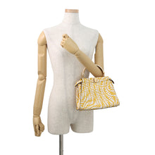Load image into Gallery viewer, FENDI FF Verdigo Peekaboo Yellow/White8BN244 Leather Size Mini
