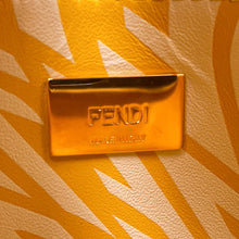 Load image into Gallery viewer, FENDI FF Verdigo Peekaboo Yellow/White8BN244 Leather Size Mini
