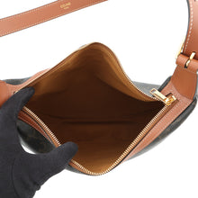 Load image into Gallery viewer, CELINE Triomphe Eloise One Shoulder Bag Tan114712 Leather PVC Size Medium
