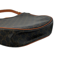 Load image into Gallery viewer, CELINE Triomphe Eloise One Shoulder Bag Tan114712 Leather PVC Size Medium
