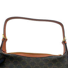 Load image into Gallery viewer, CELINE Triomphe Eloise One Shoulder Bag Tan114712 Leather PVC Size Medium
